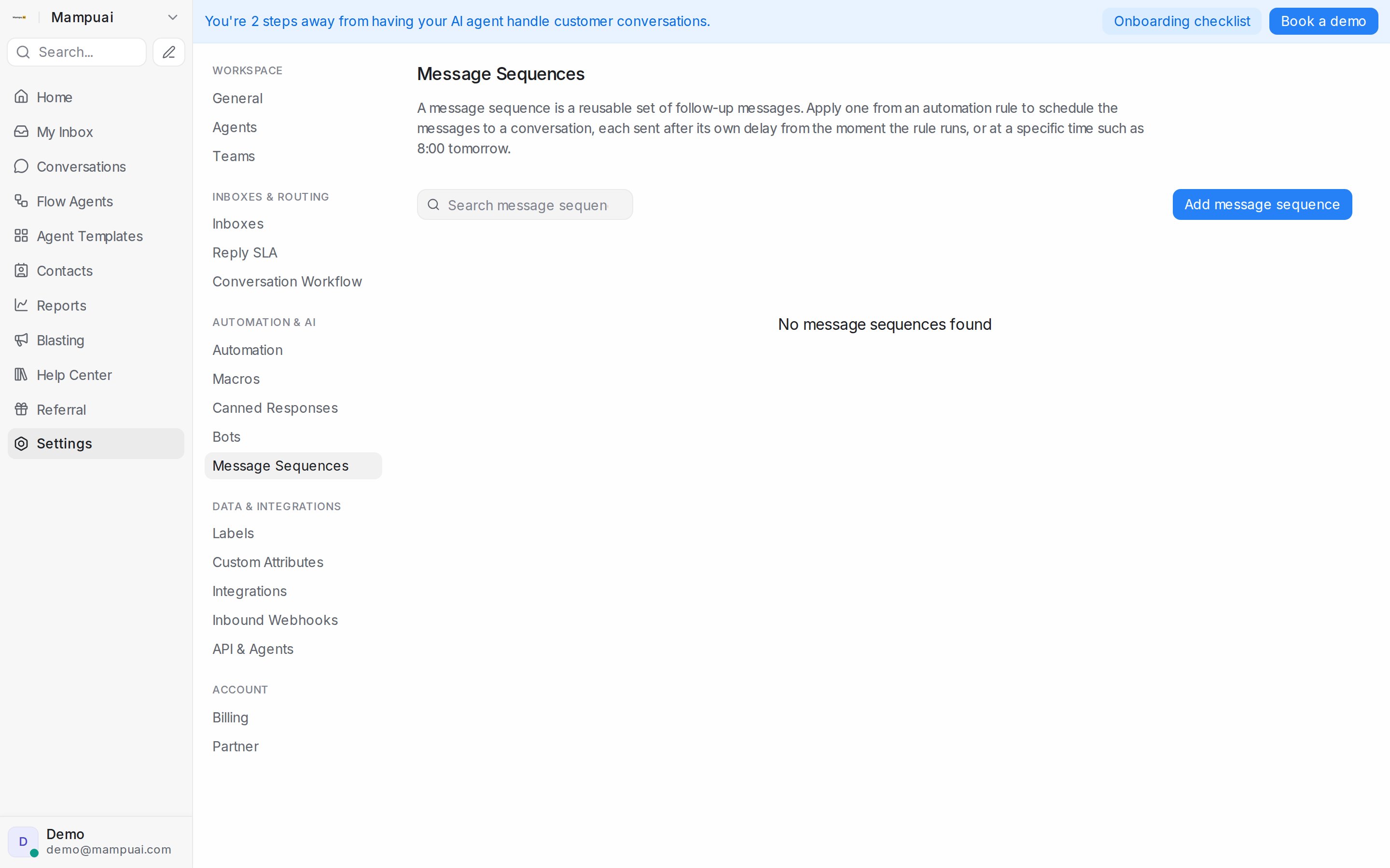 Message Sequences